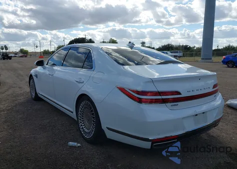 2020 Genesis G90 5.0 Ultimate Rwd z USA, uszkodzony, nr VIN KMTF54PH6LU076576